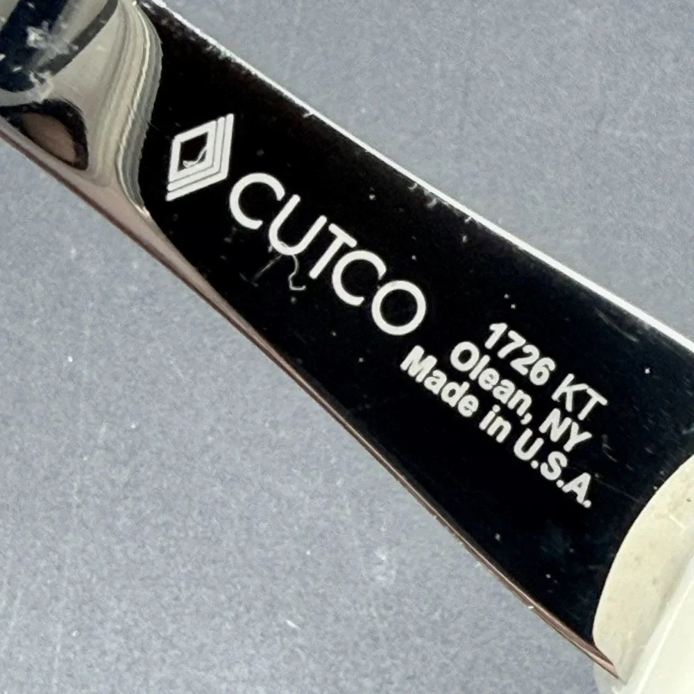 CUTCO 1726 Turning Fork White Pearl Handle 11